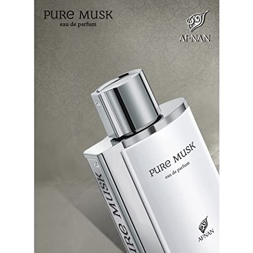 Afnan Pure Musk Unisex Eau De Parfum, 3.4 Fl. Oz
