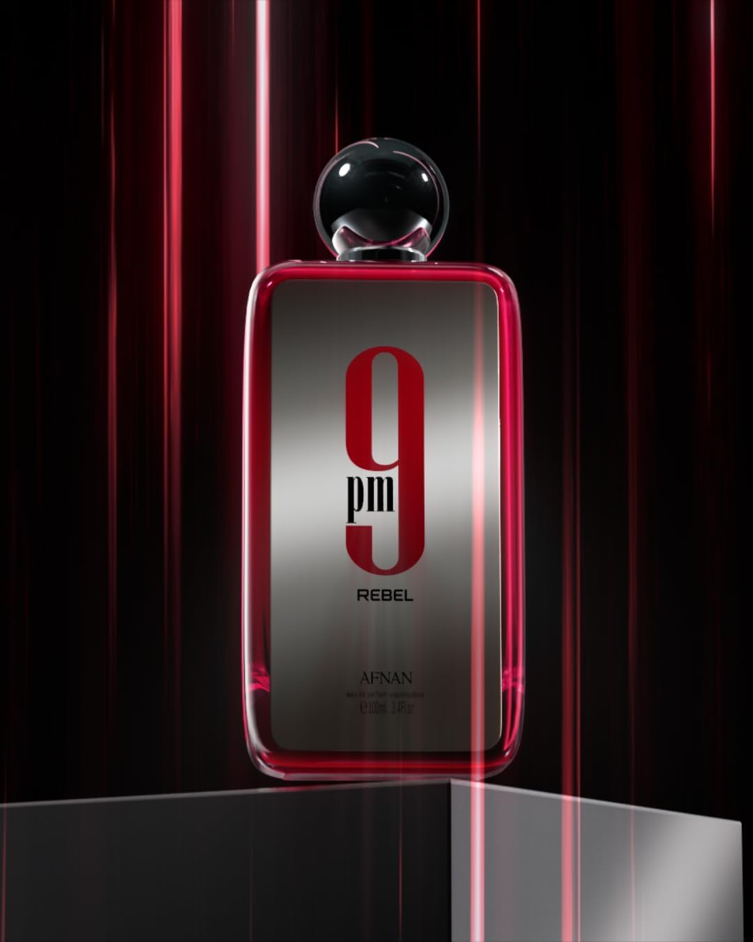 Afnan 9 PM Rebel Unisex Eau De Parfum, 3.4 Fl. Oz