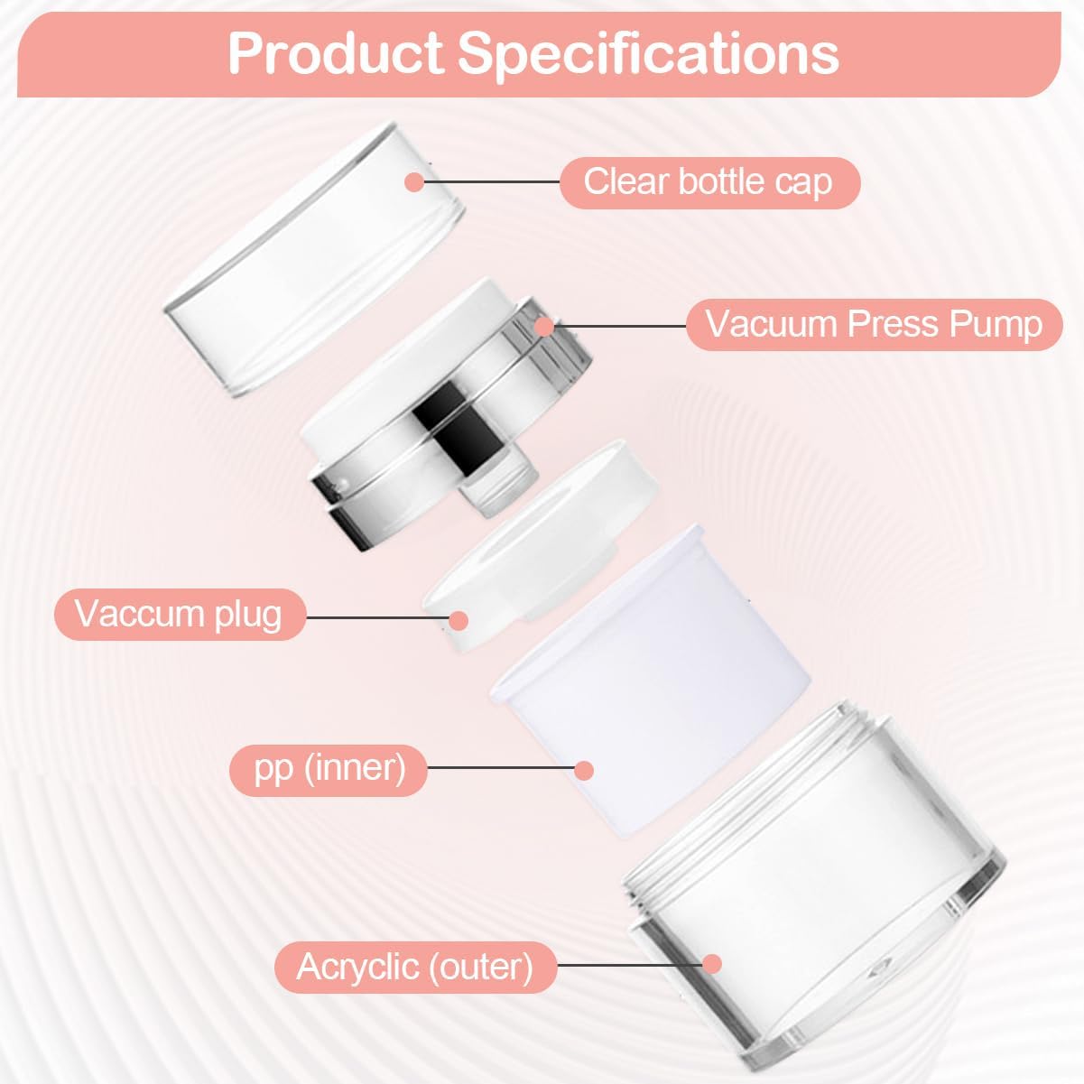 Airless Pump Jars 3 ( Pack )