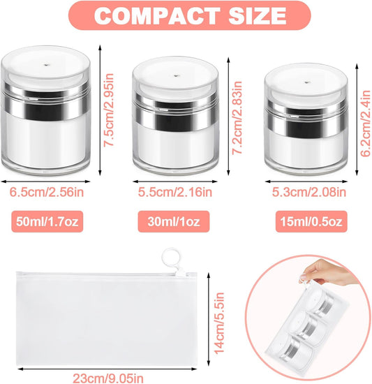Airless Pump Jars 3 ( Pack )