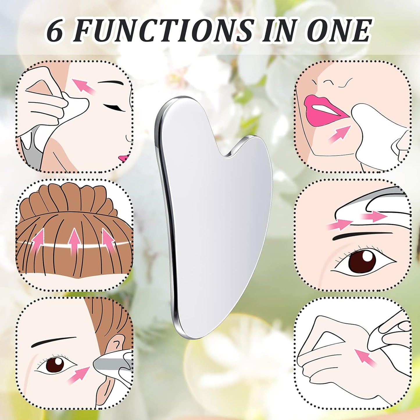 Stainless Steel Gua Sha Facial Tools