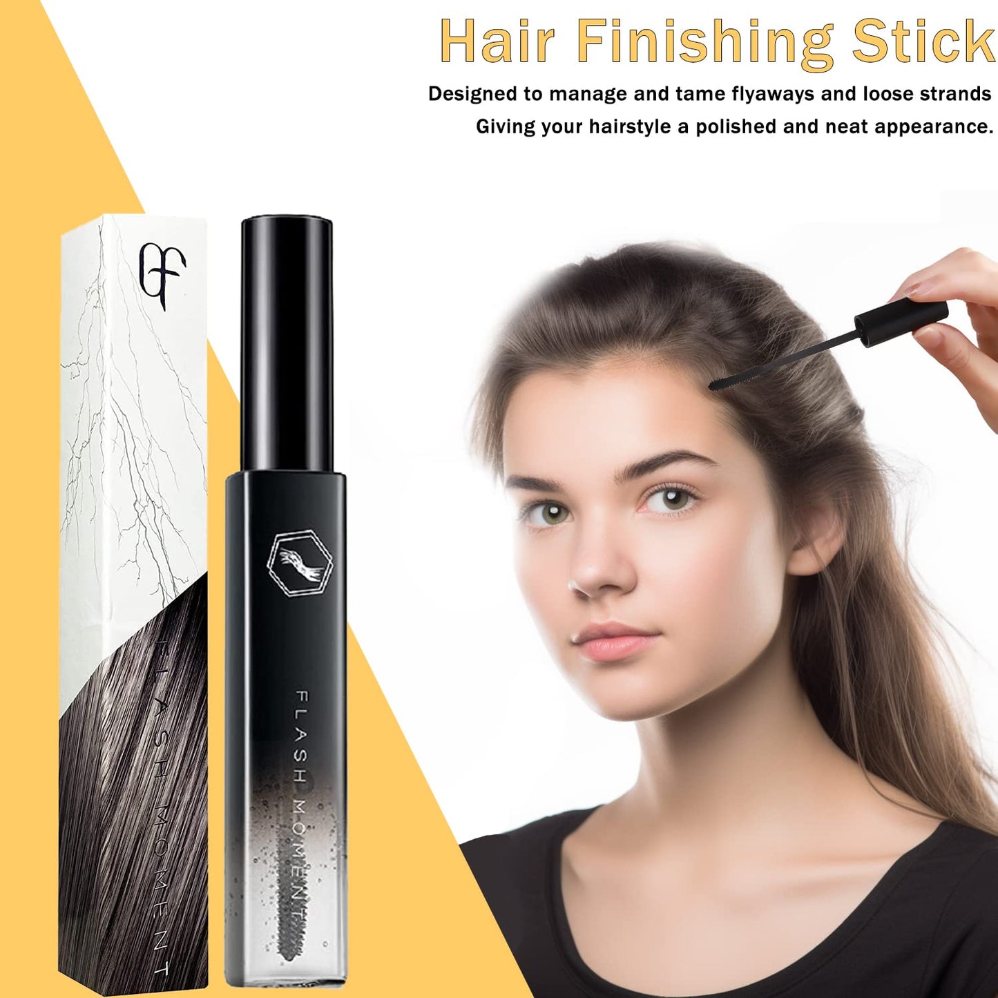 5 Pcs Hair Wax Stick for Flyaways Edge Control Slick