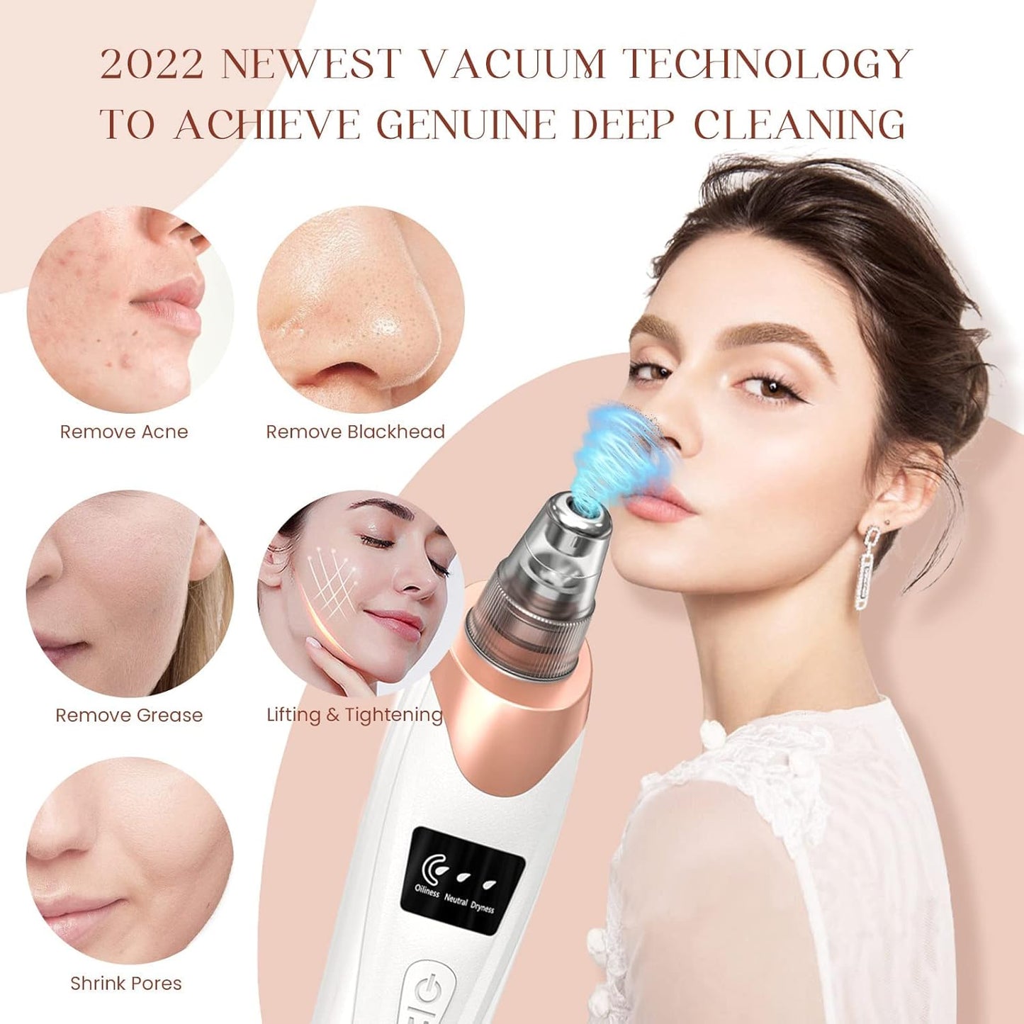 Blackhead Remover Pore Vacuum,Facial Pore Cleaner