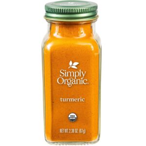 Simply Organic Ground Turmeric Root, Certified Organic | 2.38 oz | Curcuma longa L.